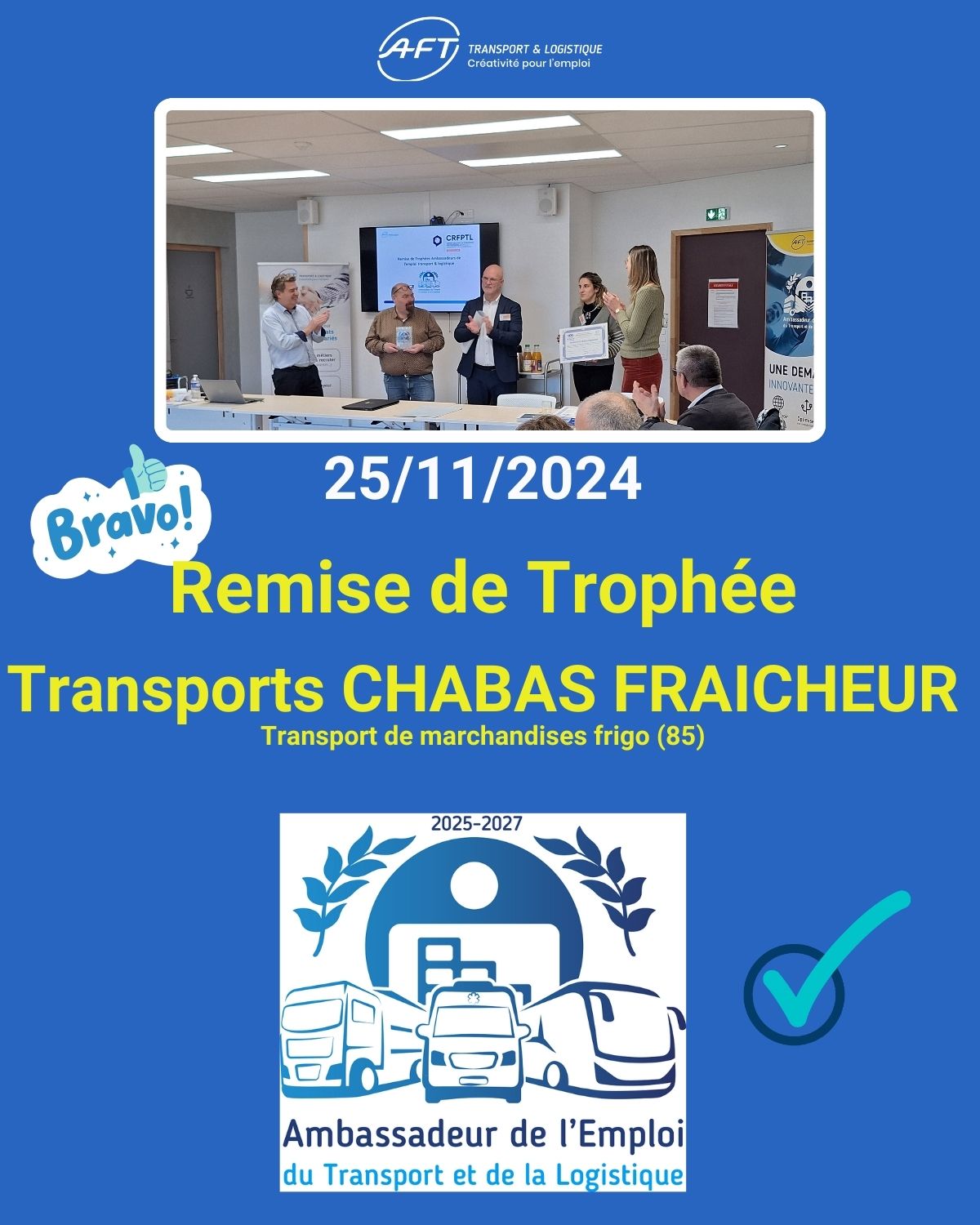 photo remise trophée