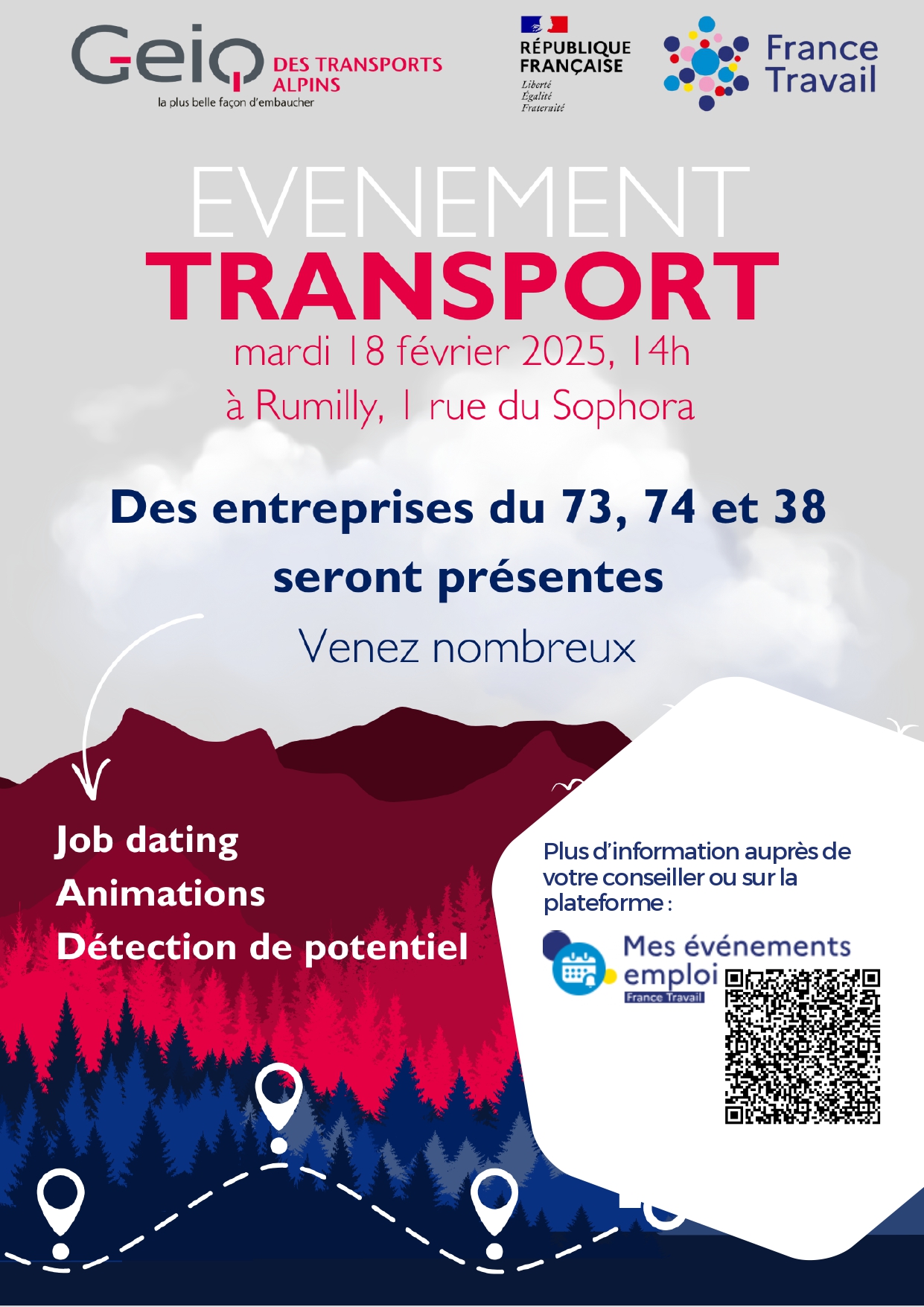 évènement emploi transport de marchandises Rumilly