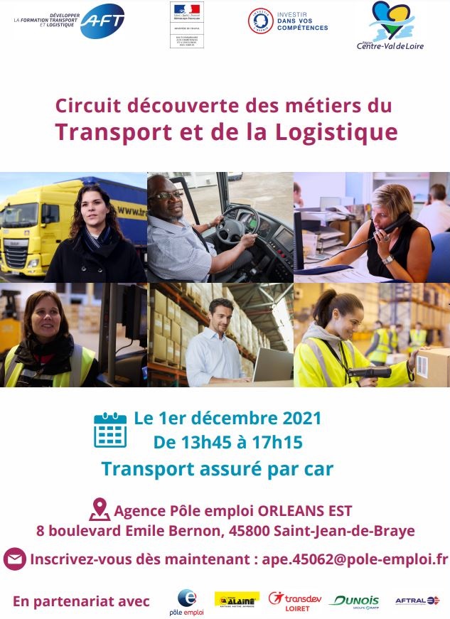 Circuit découverte métiers transport logistique