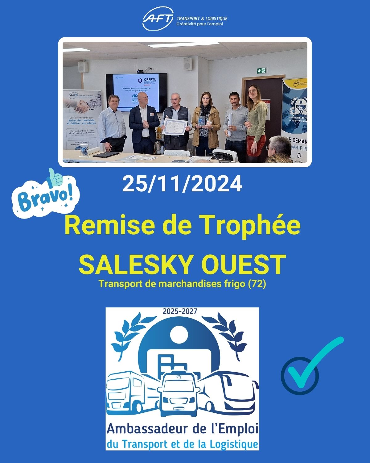 photo remise trophée